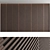 Decorative Wood Wall Panel Set 3D model small image 2