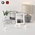 Elegant Decor Set: Frame and Lamp 3D model small image 1