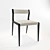 Artu 211 | Contemporary Stackable Chair 3D model small image 3