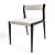 Artu 211 | Contemporary Stackable Chair 3D model small image 4