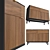 Elegant Belgrave Sideboard in Dark Stained Oak 3D model small image 2