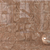 Elegant Bergama Brown Wall Tiles 3D model small image 1