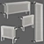 Customizable Cordivari Radiator with TurboSmooth 3D model small image 1