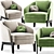 Luxury Comfort: Molteni & C Chelsea Armchair 3D model small image 1