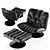 Luxury Marilyn Leather Chair - Premium Quality 3D model small image 2