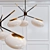 Mushroom Flare Chandelier 3D model small image 1