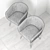 Modern Cabin Armchair by Johanson 3D model small image 4