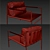 Ritzwell JK Armchair | 3D Model with Textures 3D model small image 5