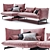 Urbanfun Retro-Modern Sofa 3D model small image 1