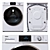 Haier HW70-BP12758S: Efficient and Spacious Washing Machine 3D model small image 1