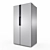 Samsung Glass Finish Side-by-Side Refrigerators 3D model small image 9
