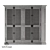 Restoration Hardware Shutter Wardrobe 3D model small image 1