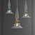 Reflex Palazzo Pendant Light 3D model small image 1