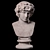 Antinous Bust Replica: Museum-Quality Masterpiece 3D model small image 1