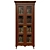 Classic Wood Wardrobe 3D model small image 1