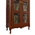 Classic Wood Wardrobe 3D model small image 4