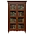 Solid Wood Wardrobe 1400mm 3D model small image 1