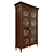 Solid Wood Wardrobe 1400mm 3D model small image 2