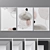 Decorative Photo Frames Set, 60x90 3D model small image 1