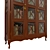 Elegant Wooden Wardrobe 3D model small image 4