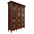 Traditional Wood Wardrobe 3D model small image 2