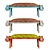 Maurya Mango Wood Bench 3D model small image 4