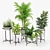 Amir Poly Planter Set 3D model small image 4