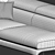 Cinephile Sofa: A Modern Masterpiece 3D model small image 2