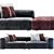 Meroni Bellagio Luxury Sofa 3D model small image 2