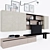Versatile Sectional Storage Wall Unit 3D model small image 5