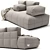 Diesel AeroZeppelin Sofa: Italian Design Excellence 3D model small image 3