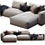 Modern Indera Sintese Sofa 3D model small image 3