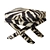 Elegant Cordoba Ottoman: Zebra 3D model small image 1