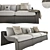 Luxury BUGATTI Chiron Sofa: Exquisite Design for Unparalleled Comfort 3D model small image 4