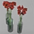 Bottle of Blooms 3D model small image 7