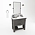 Pottery Barn Benchwright Collection: Complete Bathroom Set 3D model small image 1