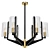 Fryer Chandelier: Elegant Lighting Fixture 3D model small image 1