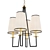 Elegant Keegan Chandelier 3D model small image 1