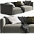 Poliform Shangai Modern Sofa 3D model small image 1