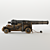 Pirate Cannon Masterpiece 3D model small image 5