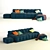 Designer Sofabed: RocheBobois Blogger 3D model small image 1