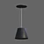 Minimalist Hi-Tech Pendant Lamp 3D model small image 1