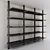 Metallic Kitchen/Living Room Shelving 3D model small image 1