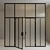 Versatile Glass Partition & Door 3D model small image 2