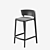 Sleek Africa Bar Stool 3D model small image 3