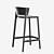 Sleek Africa Bar Stool 3D model small image 8