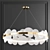 Elegant Bollarm Circle Chandelier 3D model small image 2