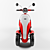 Revolutionary Trike Electric Scooter 3D model small image 2