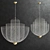 Elegant Meshmatics Chandelier Duo 3D model small image 1