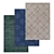 Luxury Carpet Set: Variety of Textures 3D model small image 1